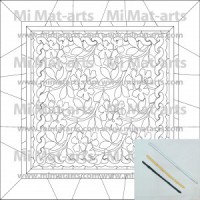 Pre engutat coixí de seda 50x50cm IPM-4